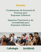 Cargar imagen en el visor de la galería, Curso Economía y Finanzas del Café 2025
